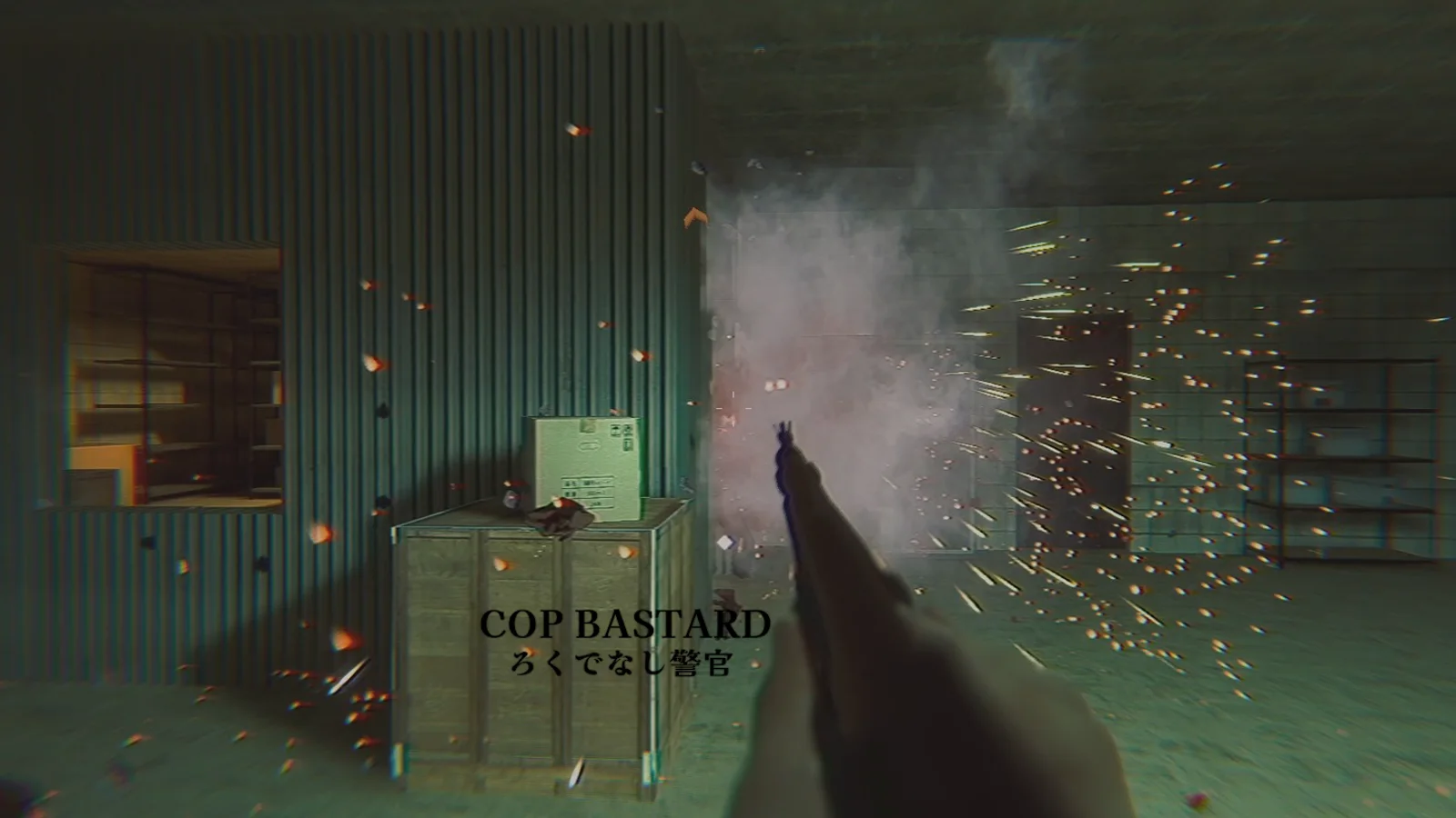 Official COP BASTARD corridor firefight artwork